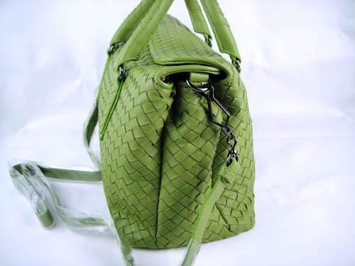 Bottega Veneta Lambskin Tote Bag 1028 Green